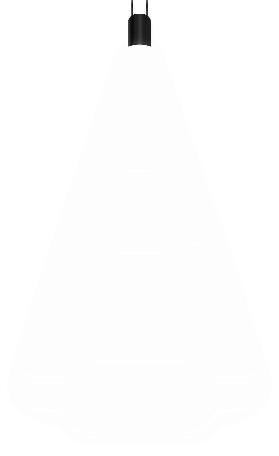 White Spotlight Design Element